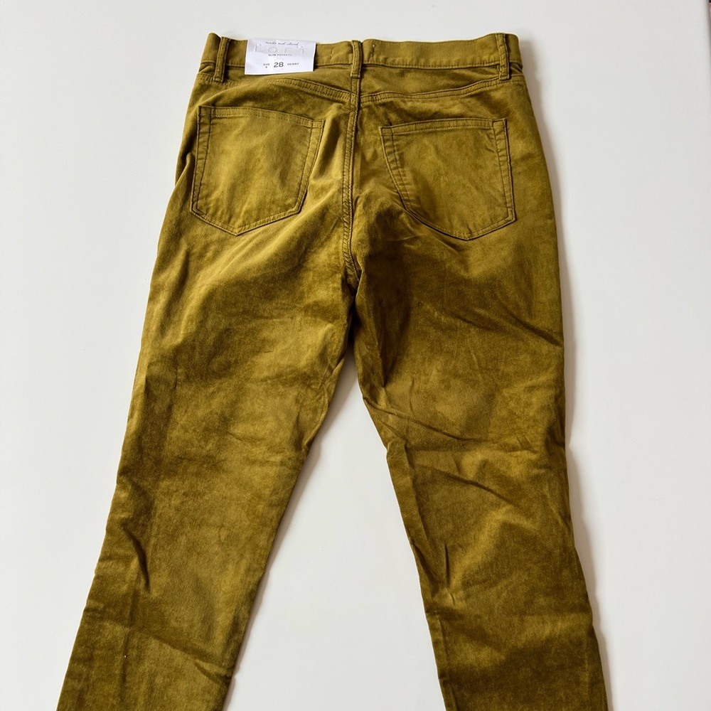 Loft Velvet like pants